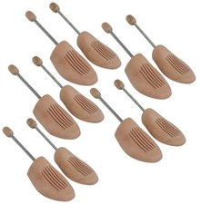 Set of 5 Pairs Wooden Shoe Stretcher Shoe Shaper Shoe Stretcher with Coil Spring Da...