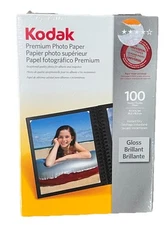 NEW SEALED Kodak Premium Photo Paper 100 Sheets 4x6" Glossy 1034388 Fast Shippin