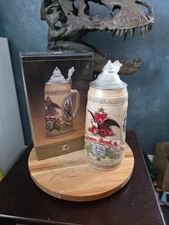 Limited Edition Anheuser-Busch Budweiser Lidded Stein With Certification