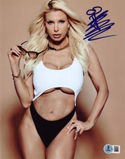 Hot Sexy Brittany Andrews Signed 8x10 Photo Adult Star Authentic Auto Beckett