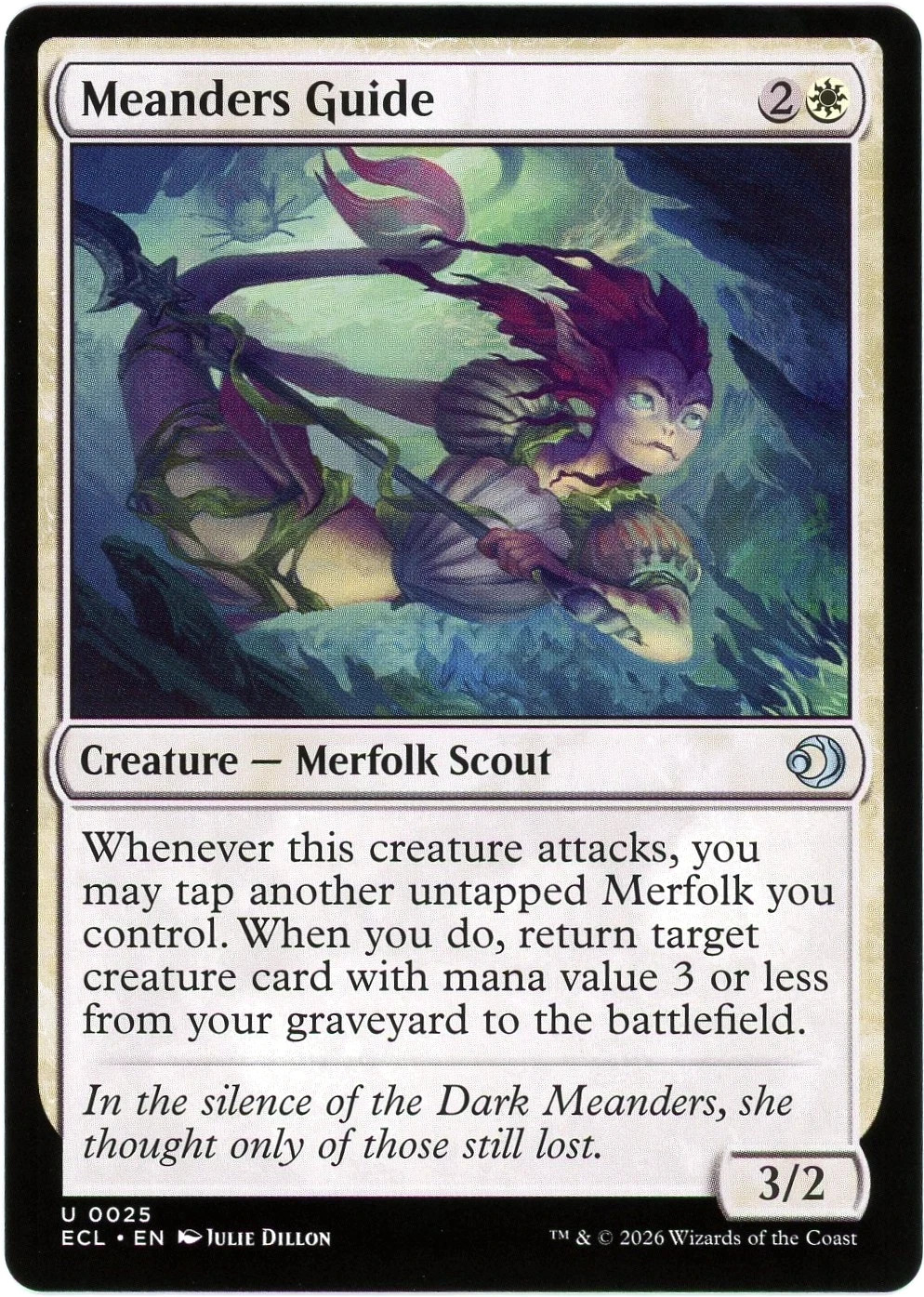 Meanders Guide - 0025 - Lorwyn Eclipsed ECL - MTG - NM/M