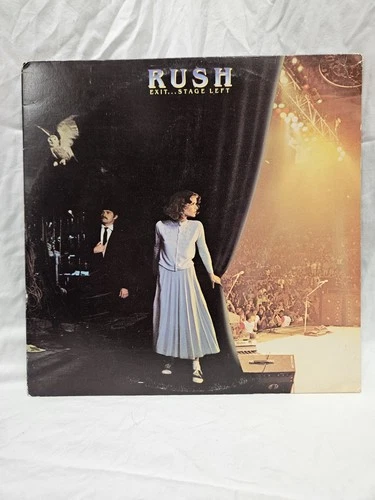 RUSH Exit ... Stage Left 1981 Mercury Records Album LP Vinyl Rock n' Roll VG/VG