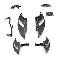 Street Glide Black floorboards with Front + rear +shifter + pedal + Highway peg