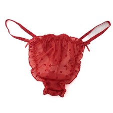 VICTORIA'S SECRET Dream Angels Heart Chiffon V String Thong Panty XS S M L