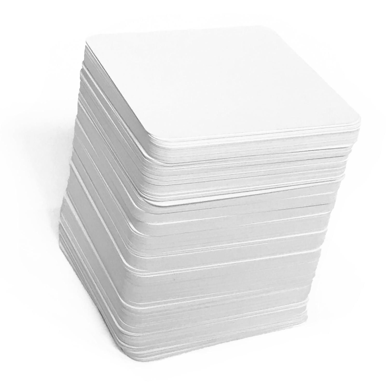 Cartes à jouer carrées vierges 7 cm mat pour matériel de jeu de société DIY