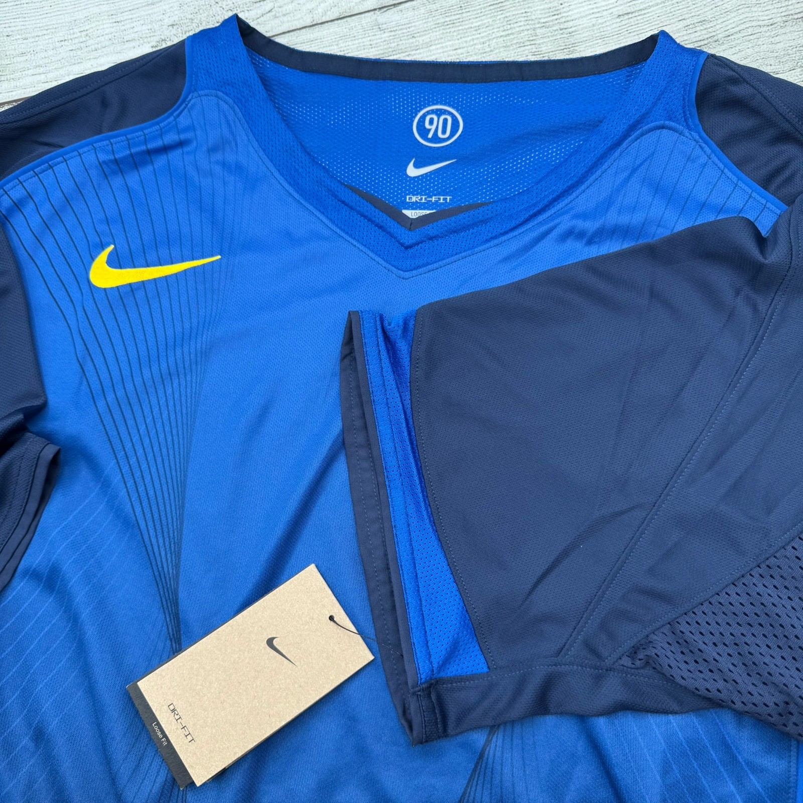 Nike Total 90 XXL Loose Men’s Dri-FIT Short-Sleeve Soccer Shirt HV1178-410 $100