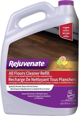 Rejuvenate All Floors Cleaner Refill, 1 Gallon, Breaks Down Dirt and 1 Pack 