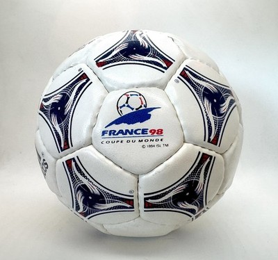 Ball WM-BALL Mini FIFA World Cup 1998 Frankreich adidas Tricolore Neu   Vintage