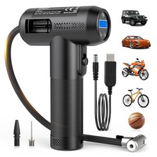 LCD Elektrische Akku Luftpumpe 150 PSI Auto R...