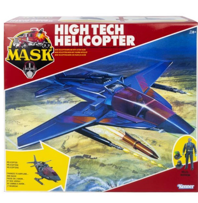 #ad The Loyal Subjects M.A.S.K. High Tech Helicopter Vehicle with Miles Wolf Mayhem $109.99
