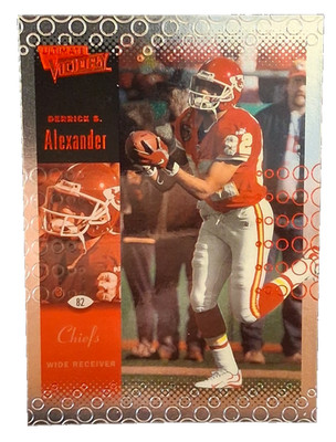 DERRICK S. ALEXANDER KC CHIEFS ULTIMATE VICTORY 2000 NFL FOOTBALL CARD #46