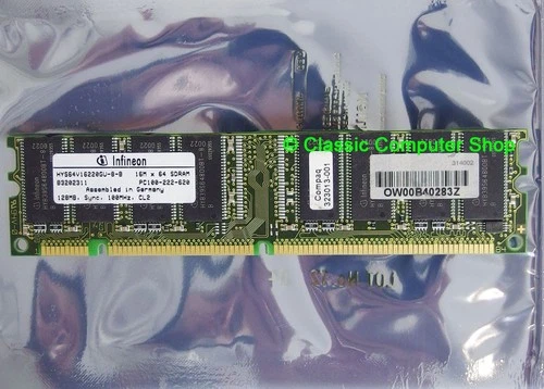 Infineon HYS64V16220GU-8-B 128MB PC100 CL2 168-pin DIMM SDRAM