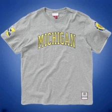 University of Michigan x Mitchell & Ness Champ City S/S Tee -  Men's Size S NWT