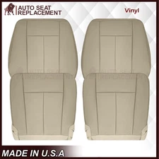 2007 - 2014 For Ford Expedition Driver or Passenger Syn. Leather Seat Cover Tan