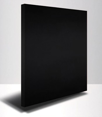 4 Sound Absorbing Acoustic Wall Panels in Black - SET of 4