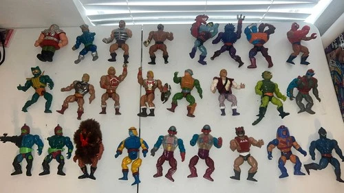 Huge VTG 80’s Mattel He-Man And MOTU Action Figure, Weapons, & Accessories Lot