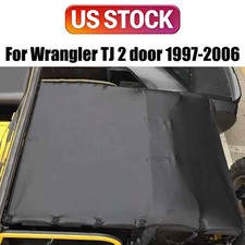 Bikini Top Roof Cover Leather Sunshade For Jeep Wrangler Tj 2door 1997-2006 E Bikini Top Roof Cover Leather Sunshade For Jeep Wrangler Tj 2door 1997-2006 E