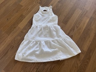 NEXT Sommerkleid festliches weißes Kleid Mädchen 128 8 Jahre Top Zustand