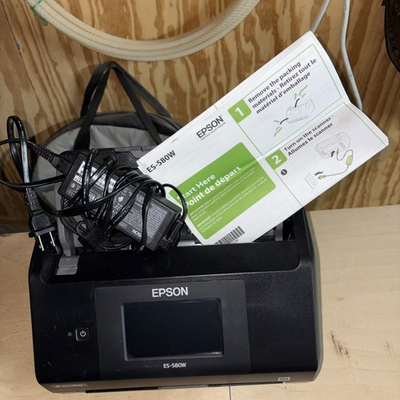 #ad Workforce ES 580W Wireless Color Duplex Desktop Document Scanner for PC and Mac $175.00