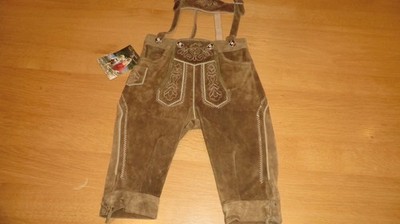 ISAR-TRACHTEN -Neu- Kalbsspaltleder beige Gr. 86
