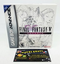 GBA FINAL FANTASY Ⅴ　販促用POP GBA FINAL FANTASY Ⅴ 販促用POP Final Fantasy V 5 Advance GBA