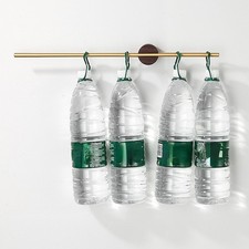 Adjustable Movable Towel Bar Bathroom Rack Wall Hanger Storage Holder Home Decor