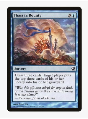 Thassa's Bounty | MTG THS | Card Draw Mill Pauper EDH Commander | LP