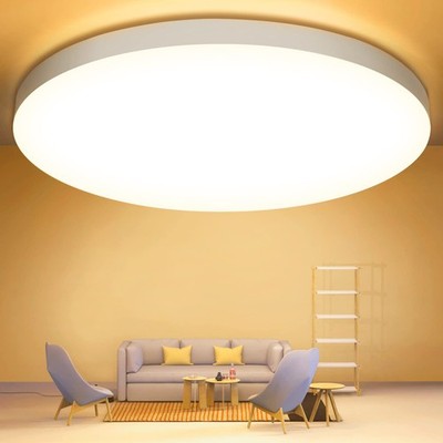 Deckenlampe LED Lampe Decke Deckenleuchte Flach Ø28cm 24W, 3000K, 2000LM, IP4...