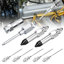 9PCS Grease Gun Needle Tip Kit Auto Bearing Needle Nozzle Fitting Injector Tool