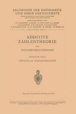 Additive Zahlentheorie - 9783662008430