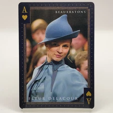Harry Potter and the Goblet of Fire Tully's Coffee Playing Cards Hearts Ace F/S