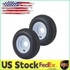 2pack 4.80-8 Trailer Tires On Rim 8 Rims 5 Lug On 4.5 Load Range C 6pr 4.80-8 2pack 4.80-8 Trailer Tires On Rim 8 Rims 5 Lug On 4.5 Load Range C 6pr 4.80-8