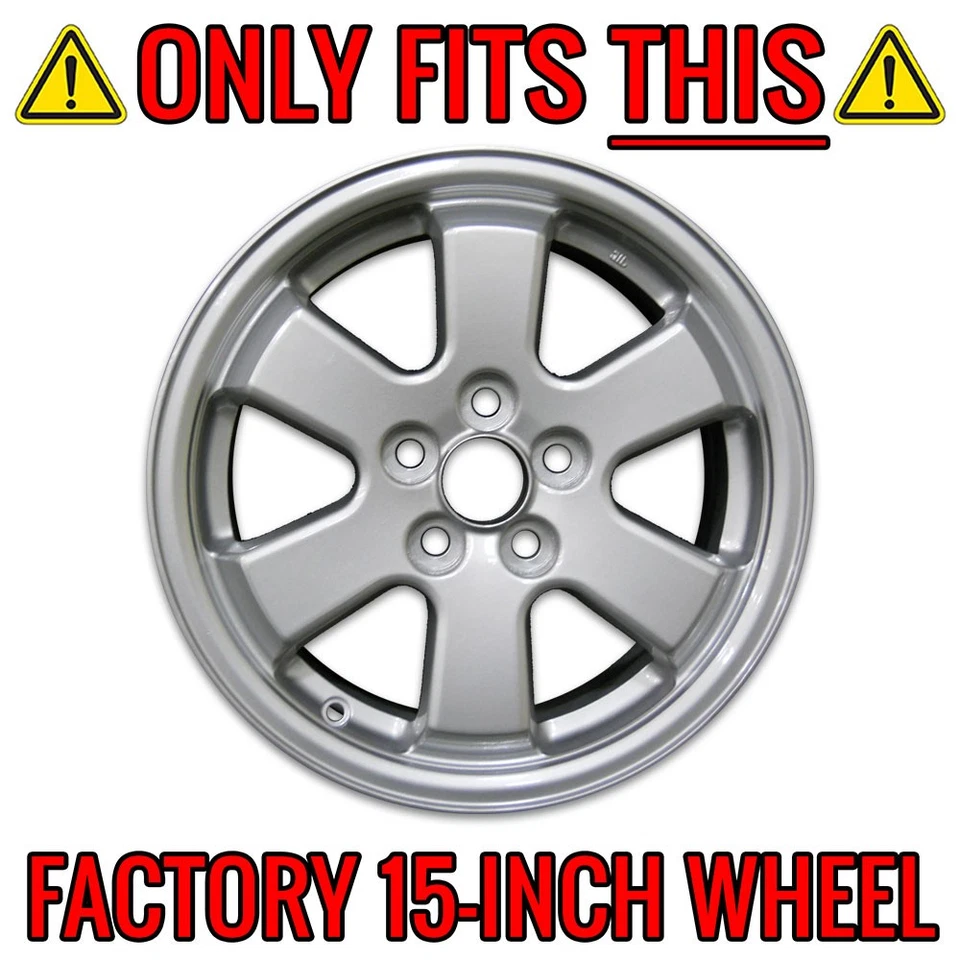15" Chrome Wheel Skins for 2004-2009 Toyota Prius (QTY: Four) - Image 3 of 4