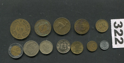 Lot 12 Münzen Peru