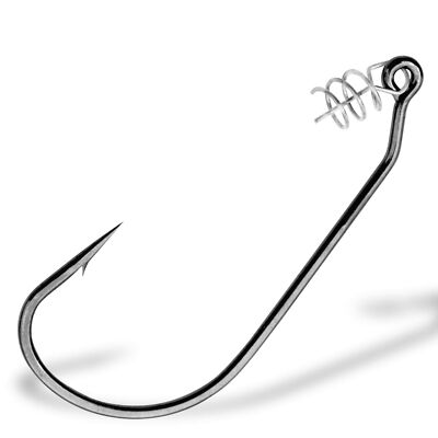 Gurza Easy Swimbait Hook - Offset Haken mit Schraubspirale, Swimbaithaken