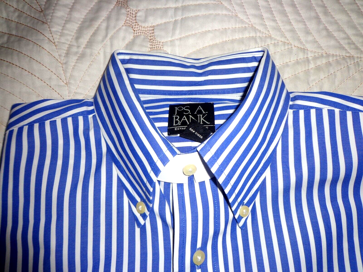 jos a bank dress shirts Men's Reserve Collection Traditional Fit Point Collar Pleat Tuxedo Shirt at Jos. A. Bank, Cream/White, Size 17 X 35