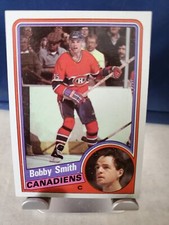 1984-85 BOBBY SMITH Topps Hockey Card #83 - MONTREAL CANADIENS 