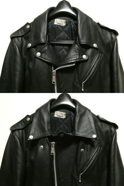 ジャケット・アウター 80s vintage made in UK double leather Double Leather Riders Motorcycle Jacket Men 80s Vintage Made