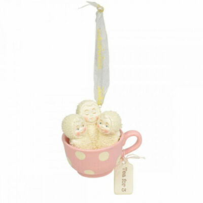 SNOWBABIES FIGUR DEPT 56 TEE FÜR DREI ORNAMENTE BRANDNEU VERPACKT 6004207