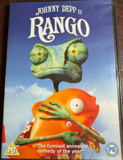 RANGO - ANIMATED DVD NEW AND SEALED WITH FREE UK POSTAGE OFFERED.