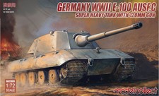 Model Collect 1/72 UA72089 German E-100 Ausf.C Super Heavy Tank w/128mm Gun
