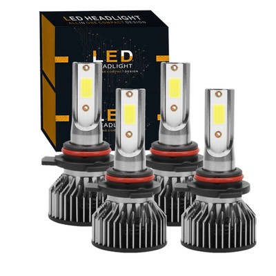 4X 6000K LED Headlights Bulbs For Chevy Silverado 1500 2500HD 3500 1999-2006