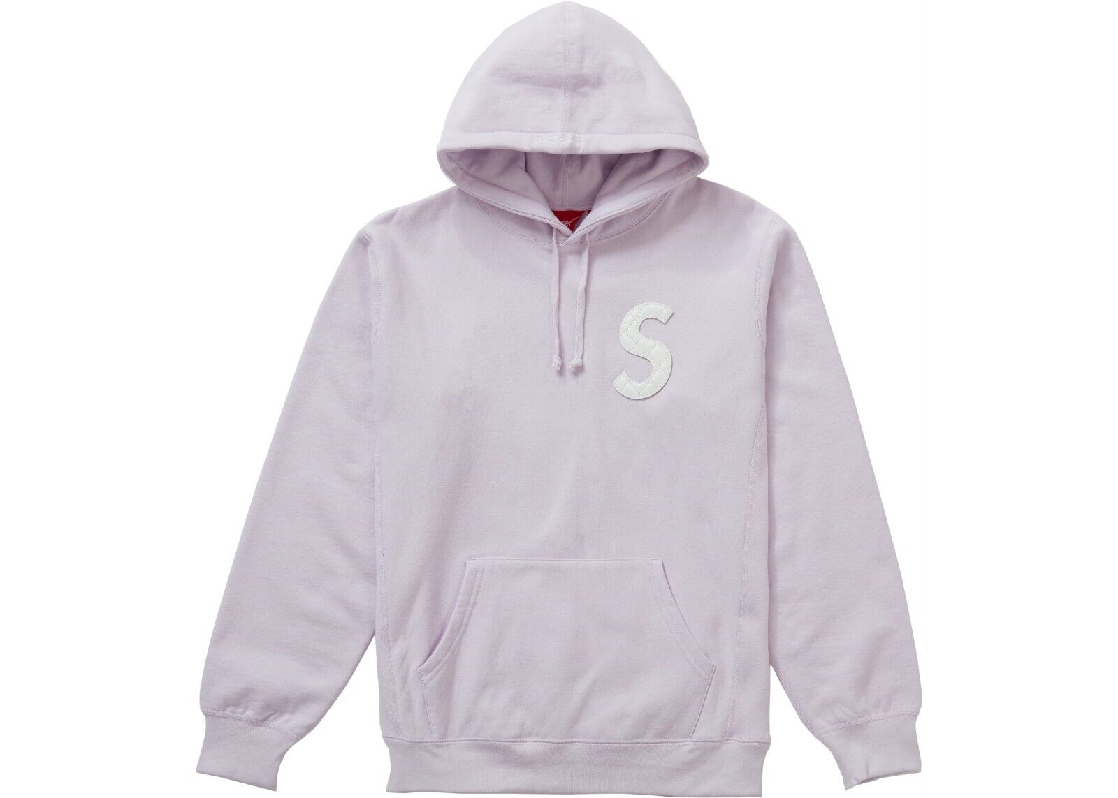 Supreme S Logo Hooded Sweatshirt Light Purple Size M SS20 Hoodie NEW