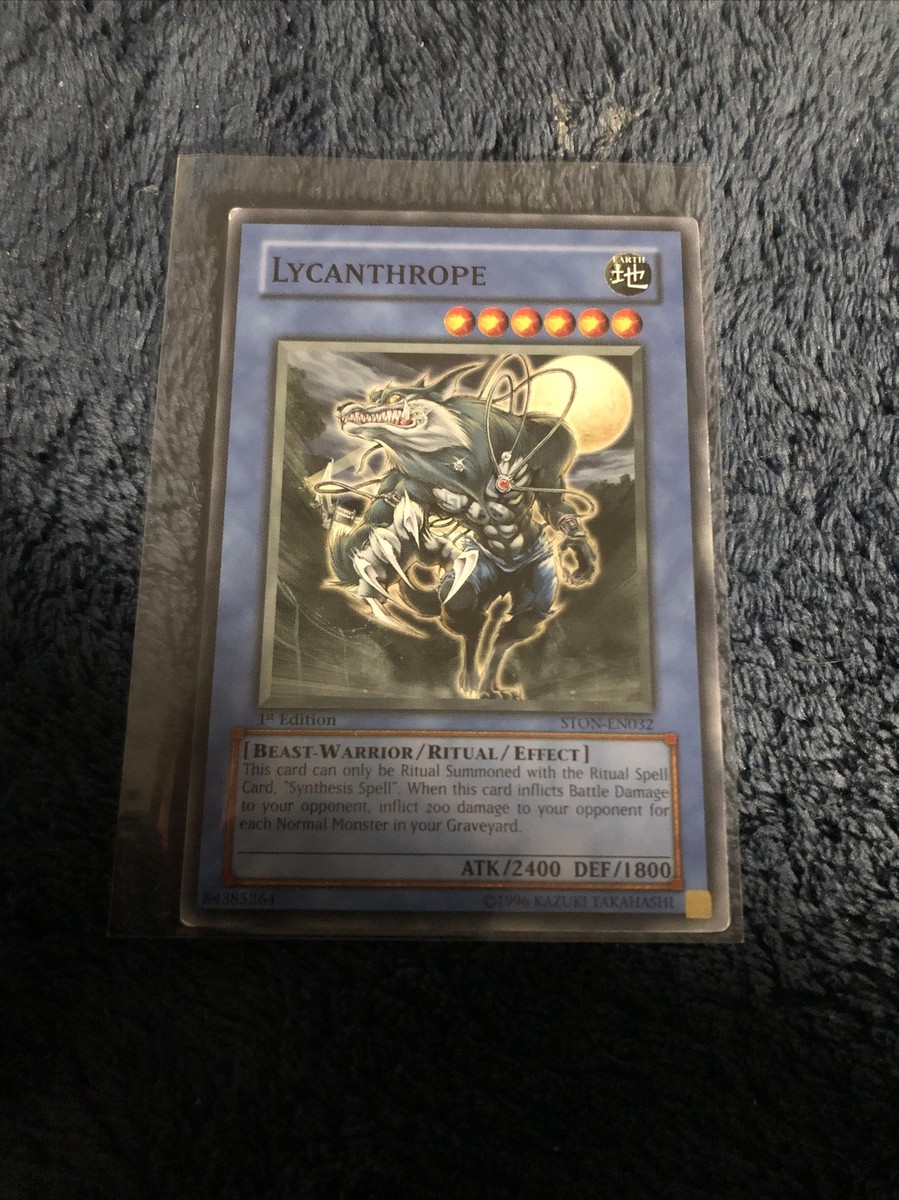 lycanthrope deck yugioh Lycanthrope STON-EN032 Yu-Gi-Oh! Moderate Play 1st Edition