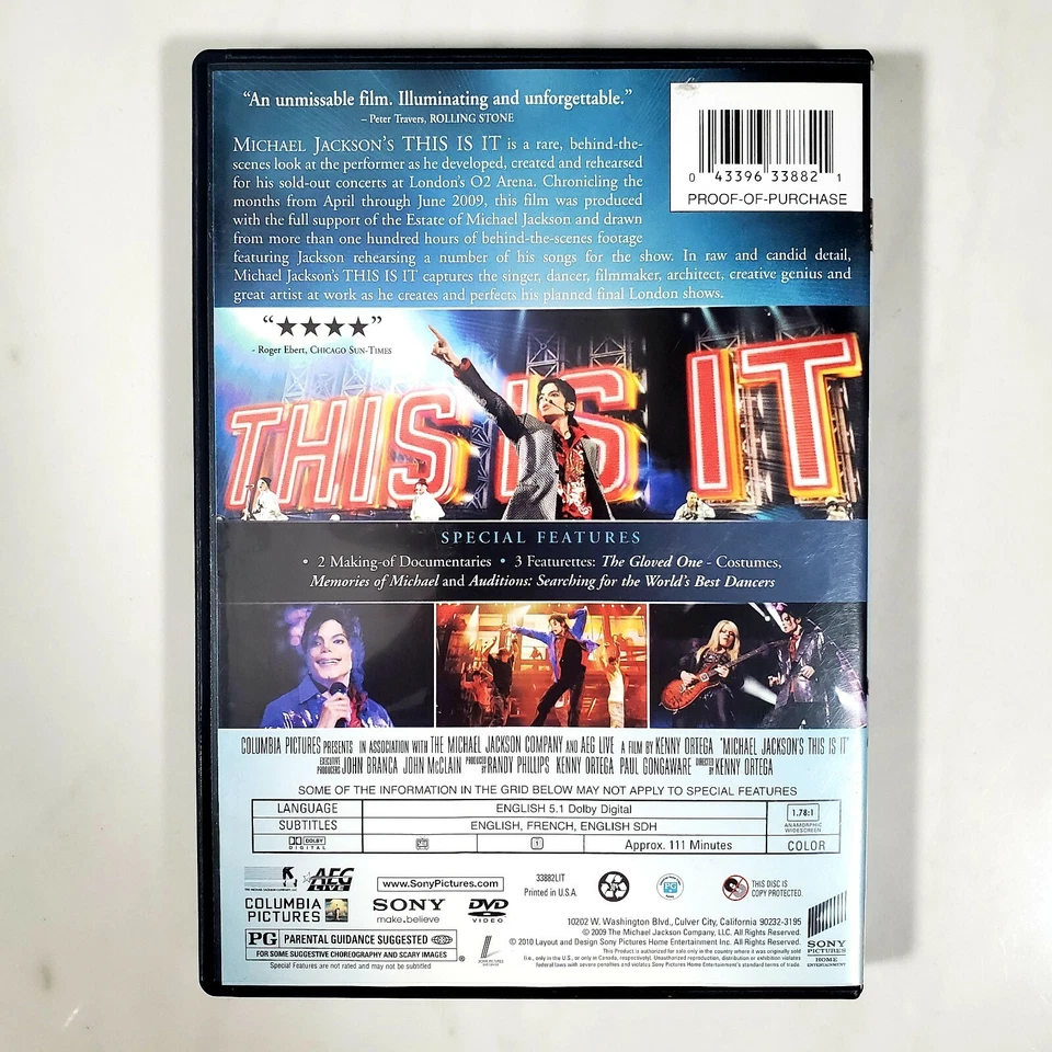Michael Jackson's This Is It - DVD - Image 3 of 3