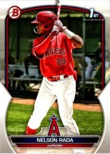 2023 Bowman 1st Prospects Baseball MLB #BP-132 Nelson Rada Base Card Angels
