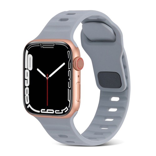 For Apple Watch Series 8 7 6 5 SE Ultra Silicone Sport Band Strap 44/41/45/49mm - Picture 29 of 35