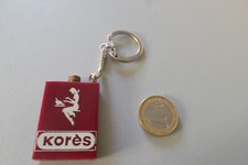 porte cle clef ancien KORES pin up carbone ruban stencil encre machine a ecrire