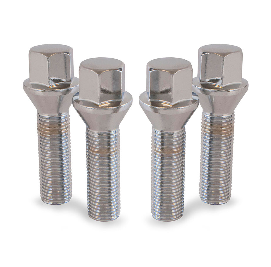 Wheel Spacers (2) & Bolts 15mm for Audi TT Mk2 [8J] 06-14 On Original Wheels
