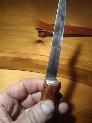 Sharp Brand DF-60 Fillet Knife Japan with Leather Sheath For Fish